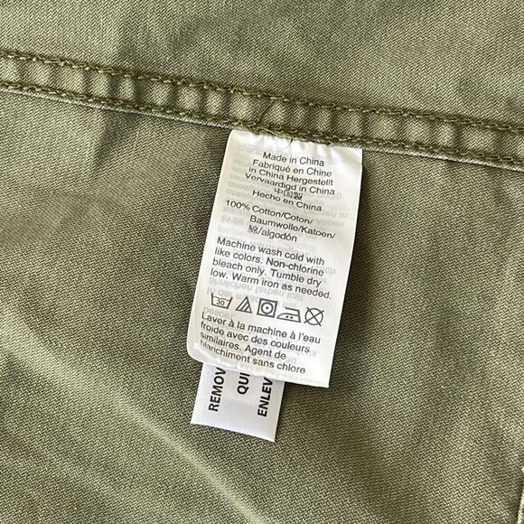 Madewell Military Utility Jacket Army Green. NWT Size XS - Picture 9 of 12